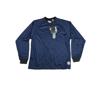 Levis Silvertab Men's Size Large Vintage Activewear‎ Shirt Navy Blue Deadstock